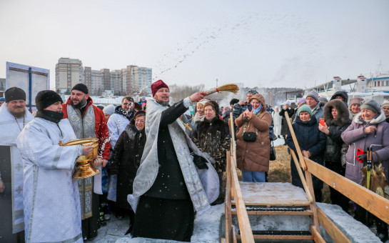  Празднование Крещения Господня в Бердске 
