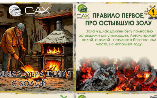 Правила обращения с золой