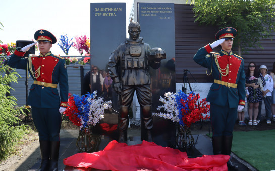 В День России, 12 июня, в Бердске торжественно открыт Мемориальный памятник бойцам, погибшим при исполнении воинского долга в ходе спецоперации